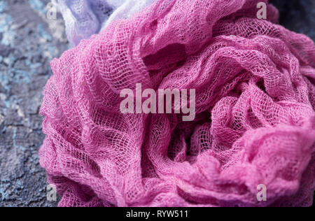 Abstract background with purple clothes Stock Photo