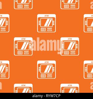 Computer pattern vector orange Stock Vector