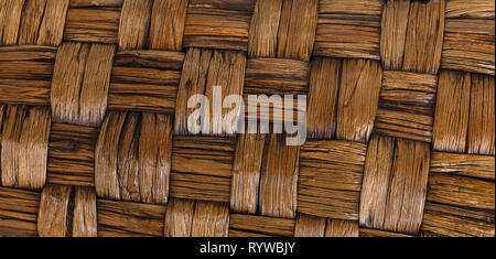 Braided rattan texture Stock Photo