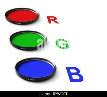 standard based photo filters Stock Photo