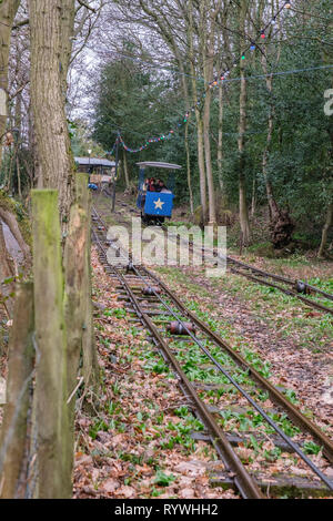 Shipley Glen tramway, Baildon, West Yorkshire, England Stock Photo