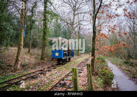 Shipley Glen tramway, Baildon, West Yorkshire, England Stock Photo