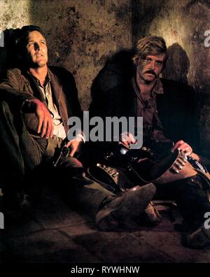 NEWMAN,REDFORD, BUTCH CASSIDY AND THE SUNDANCE KID, 1969 Stock Photo