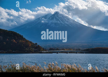 Photo of the Mount Fuji near the sunset time Stock Photo