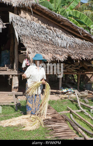 Rural life, Ta Chet village, Samroang Yea Commune, Puok District, Siem Reap Province, Cambodia Stock Photo