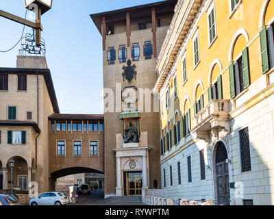 BERGAMO, ITALY - FEBRUARY 25, 2019: patio of seminary Seminario Vescovile  di Bergamo Giovanni XXII on street Via Arena in Upper Town (Citta Alta) of  B Stock Photo - Alamy