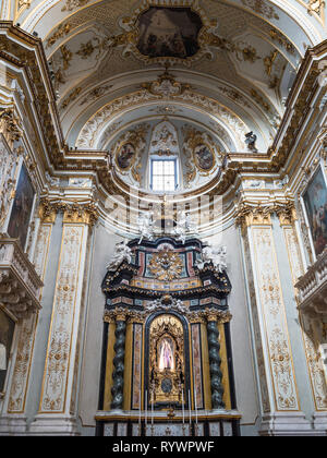 BERGAMO, ITALY - FEBRUARY 25, 2019: patio of seminary Seminario Vescovile  di Bergamo Giovanni XXII on street Via Arena in Upper Town (Citta Alta) of  B Stock Photo - Alamy