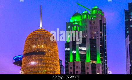 Salam Tower Doha Qatar Stock Photo - Alamy