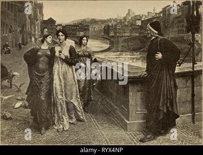 Dante and Beatrice by Henry Holiday Stock Photo Alamy