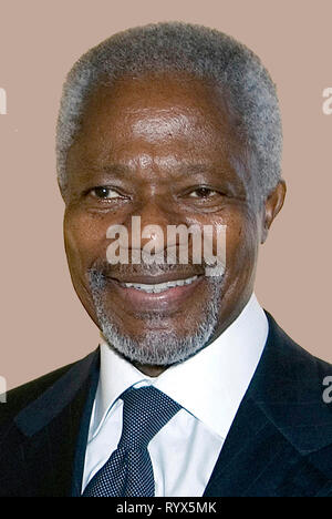 Kofi Assitance Secretary General of the United Nations Kofi Annan holds a press ...