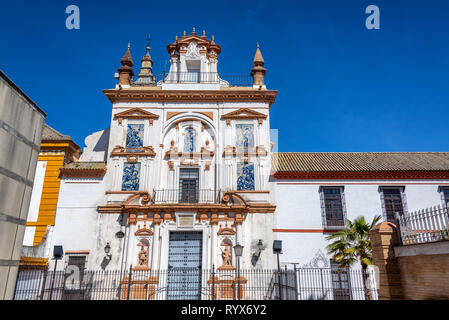 Facade of the Hospital de la Caridad in Seville, Spain Stock Photo