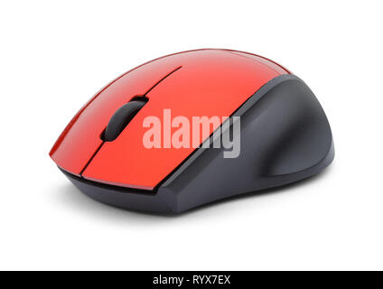 Small Red Mouse Isolated on a White Background. Stock Photo