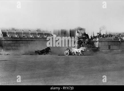 CHARIOT RACE SCENE, BEN-HUR: A TALE OF THE CHRIST, 1925 Stock Photo