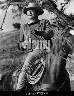 JOHN WAYNE, CHISUM, 1970 Stock Photo