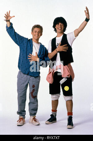 WINTER,REEVES, BILL and TED'S EXCELLENT ADVENTURE, 1989 Stock Photo