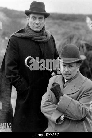 BRETT,HARDWICKE, THE RETURN OF SHERLOCK HOLMES, 1986 Stock Photo