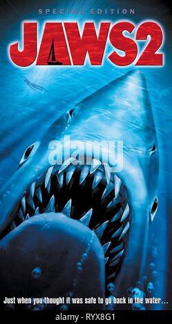 MOVIE POSTER, JAWS 2, 1978 Stock Photo