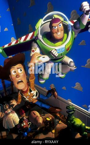 Toy Story 2 -- Woody, Buzz Lightyear *** Local Caption *** 1999 Stock ...