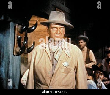 Rio Bravo 1959 Warner Bros Film With Ward Bond At Left And John Wayne 