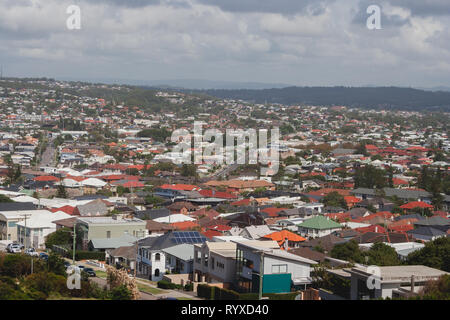 Wide views of urban sprawl of homes Stock Photo