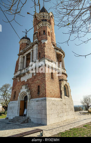 Belgrade - View to Gardos-Tower, built in August 1896 and 36 meters high, Belgrade, Serbia, 08.11.2018 Stock Photo