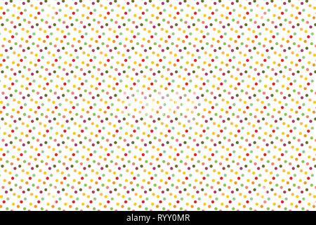 Colorful dots pattern Stock Vector