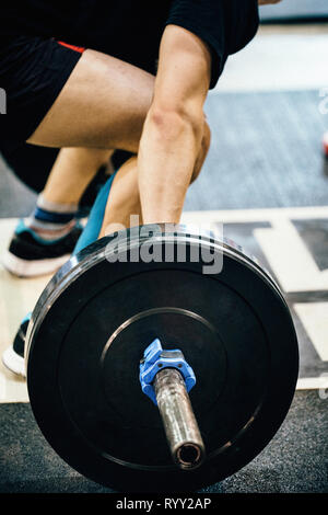 Weightlifting. Stock Photo