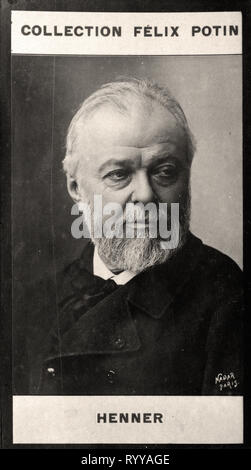 Photographic Portrait Of Henner   From Collection Félix Potin, Early 20th Century Stock Photo