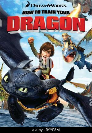 Hiccup Astrid Poster How To Train Your Dragon 2010 Stock Photo Alamy