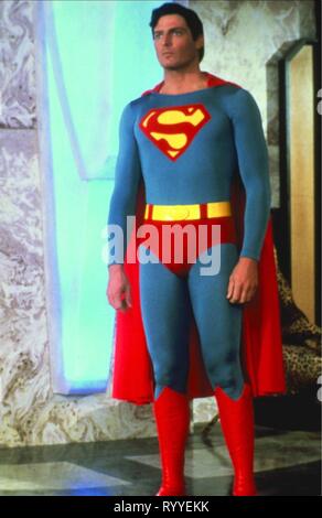 CHRISTOPHER REEVE, SUPERMAN IV: THE QUEST FOR PEACE, 1987 Stock Photo