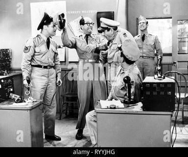PHIL SILVERS, ALLAN MELVIN, THE PHIL SILVERS SHOW, 1955 Stock Photo