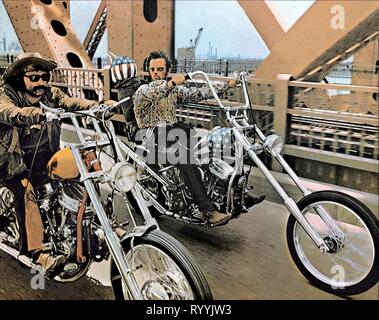 PETER FONDA, DENNIS HOPPER, EASY RIDER, 1969 Stock Photo