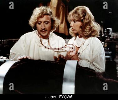 GENE WILDER, TERI GARR, YOUNG FRANKENSTEIN, 1974 Stock Photo