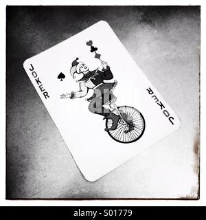 Joker playing card Stock Photo