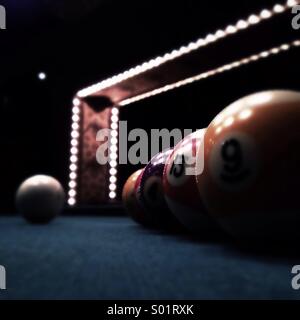 Billiard balls Stock Photo