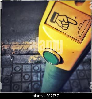 Crosswalk button Stock Photo