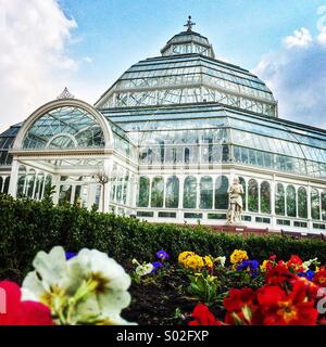 Sefton Park Palm House in Liverpool Stock Photo