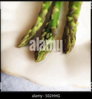 Raw Asparagus Stock Photo