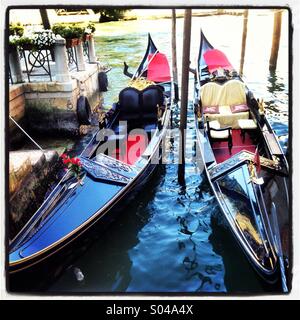 Venetian gondolas Stock Photo