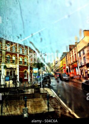 Raining in Ballyshannon Stock Photo