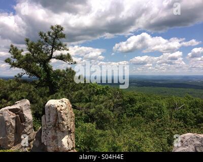 View of High Point State Park, NJ, Sussex County, crisp fall morning
