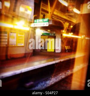 Conway Park Train station in Birkenhead Stock Photo