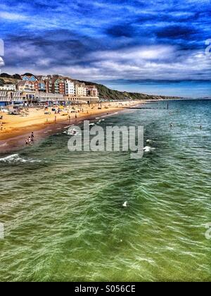 Boscombe beach, Bournemouth, Dorset, England Stock Photo