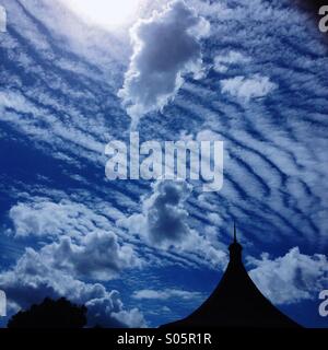 Dramatic clouds in London Stock Photo