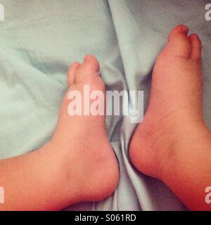Baby foot Stock Photo