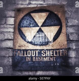 bomb shelters in the us fallout shelter sign