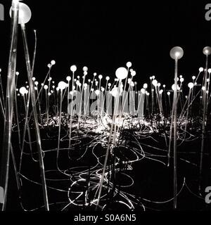 Abstract Christmas lights at Waddesdon Manor Stock Photo