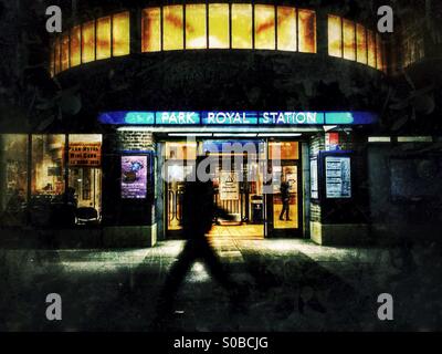 Park Royal underground station, London Borough of Ealing, West London, England, United Kingdom, Europe Stock Photo