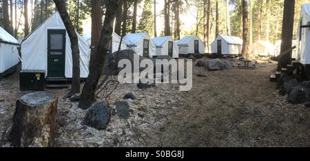 Yosemite Camping Stock Photo 211481730 Alamy