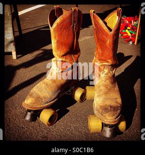 cowboy boot with wheels